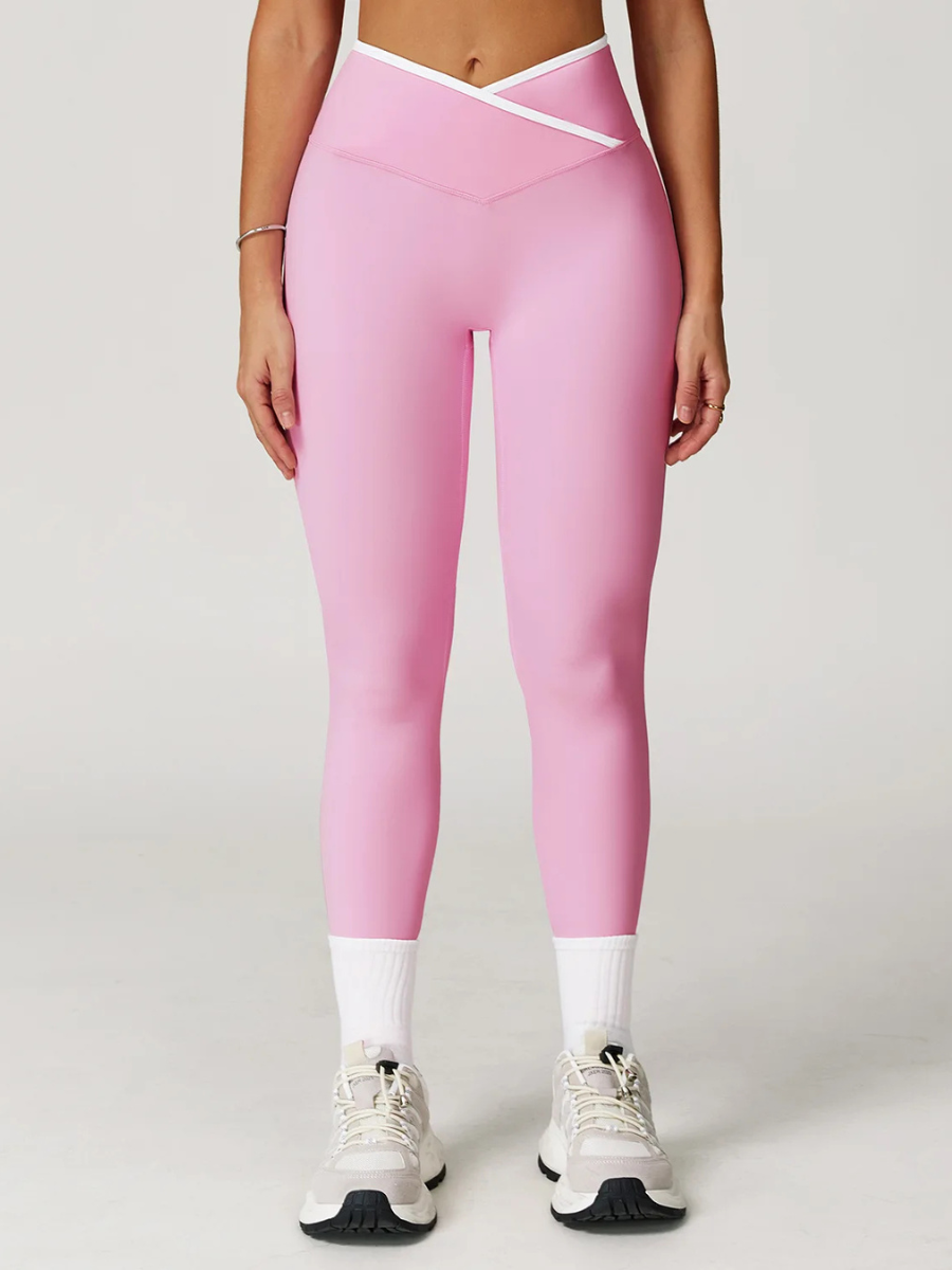 Legging Sport Taille Haute - rose clair / S