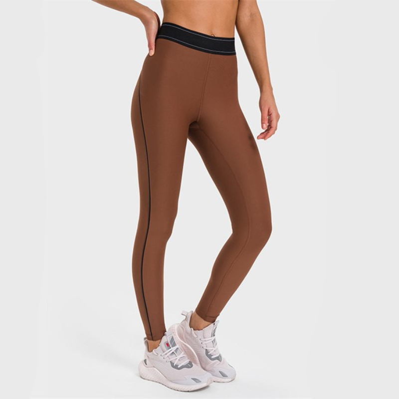 Legging Yoga Breathe - marron / XS
