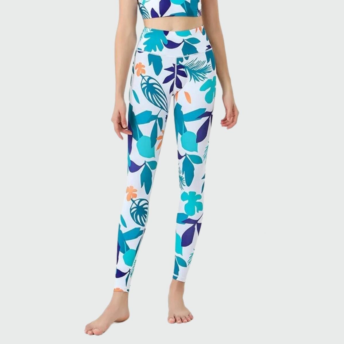 Legging Yoga Kanya - plantes / S
