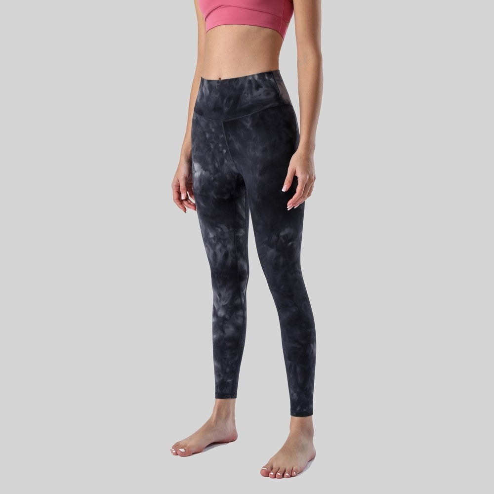 Legging Yoga Tie & Dye - gris / XS