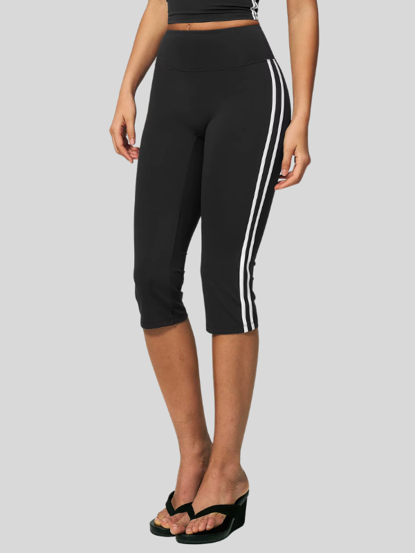 Pantacourt Sport Bandes Latérales - noir / S