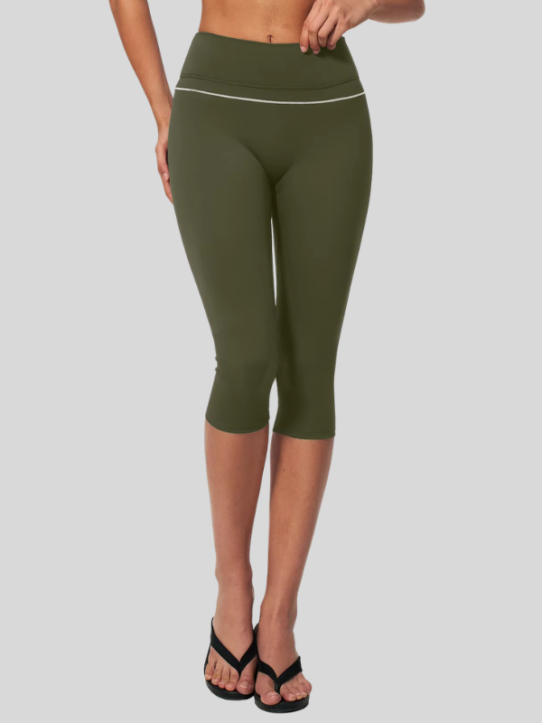 Pantacourt Yoga Galbant - vert militaire / S