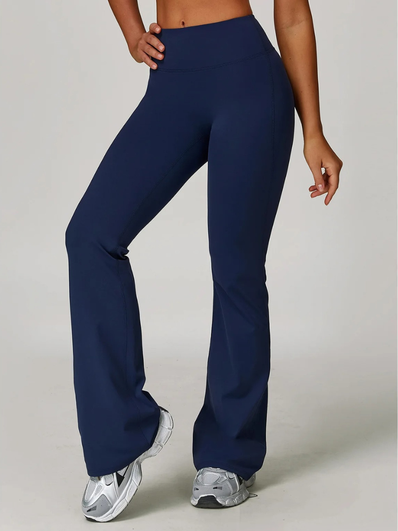 Pantalon Evasé Femme - bleu marine / S