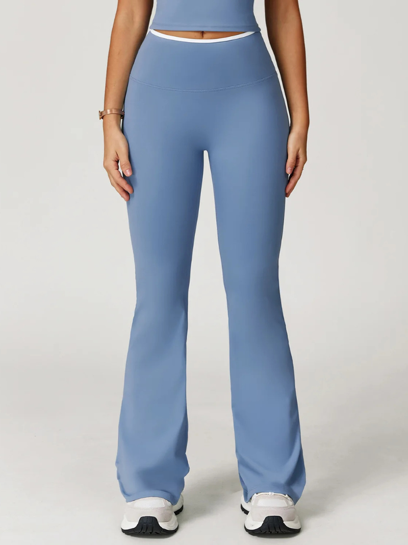 Pantalon Fluide Yoga Femme - bleu clair / S