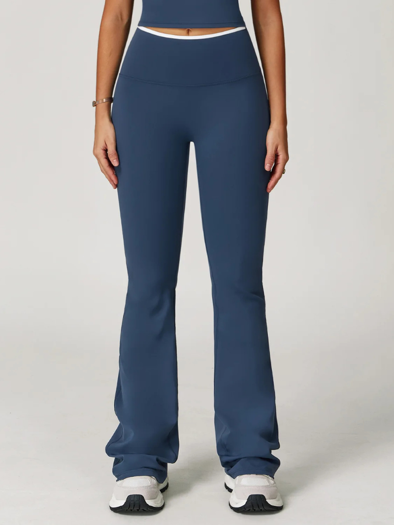 Pantalon Fluide Yoga Femme - bleu marine / S