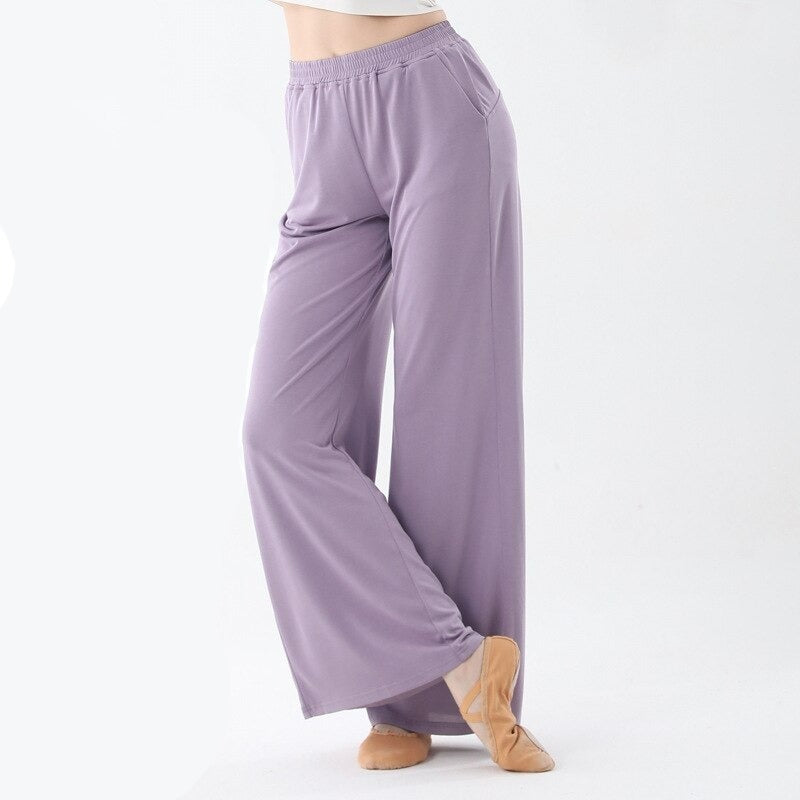 Pantalon ample yoga sale