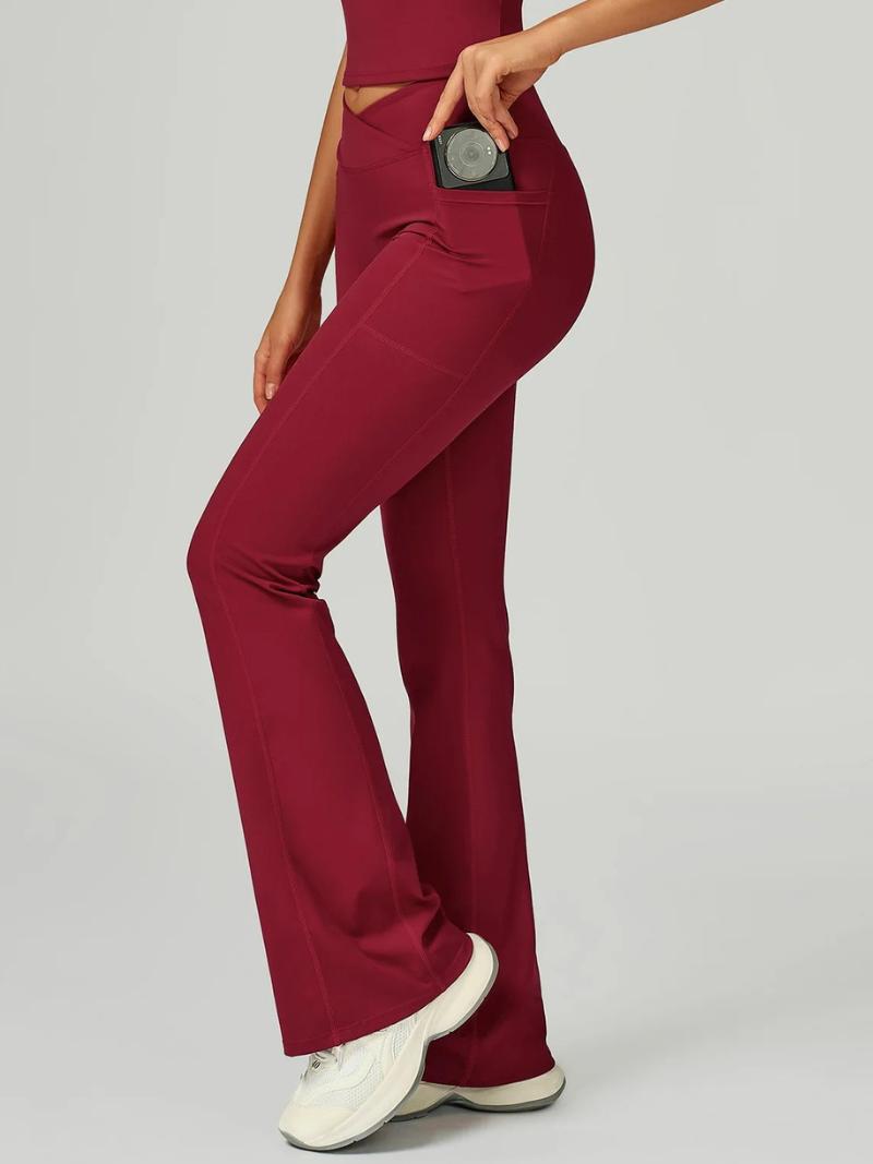 Pantalon Moulant Evasé Femme