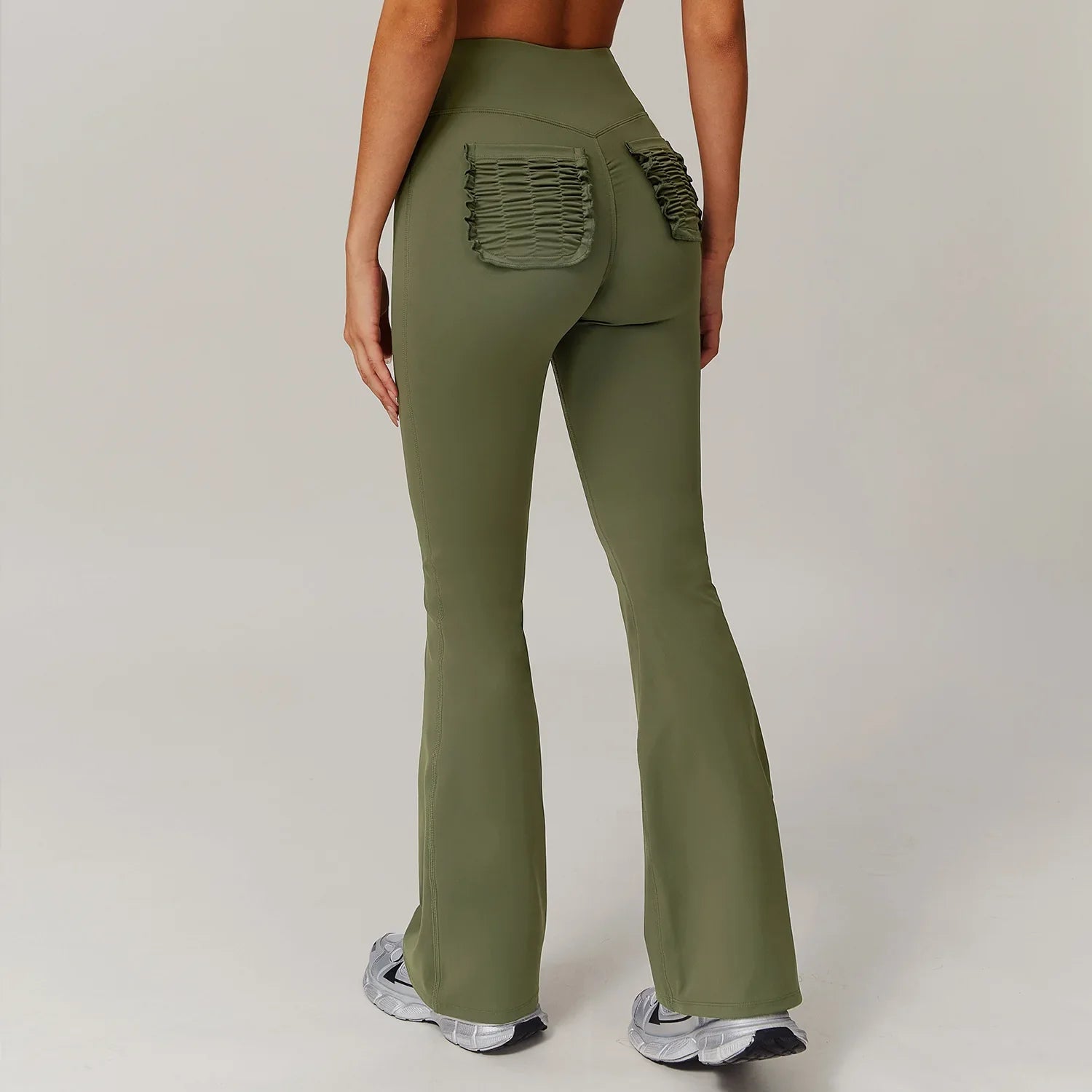 Pantalon pour Pilates - vert militaire / S