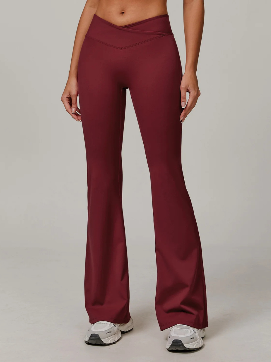 Pantalon pour Yoga Femme - bordeaux / S