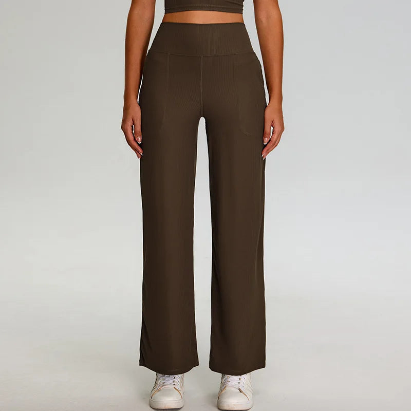 Pantalon Yoga Ample - marron / S