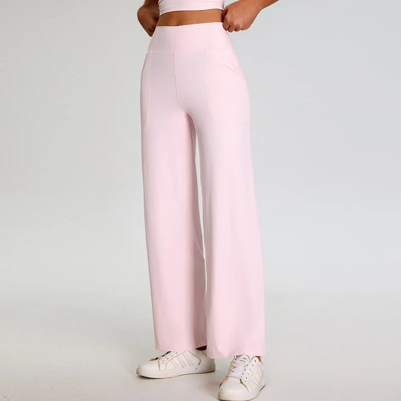 Pantalon Yoga Ample - rose / S