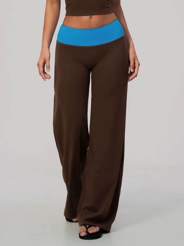 Pantalon Yoga Bicolore - marron foncé 2 / S