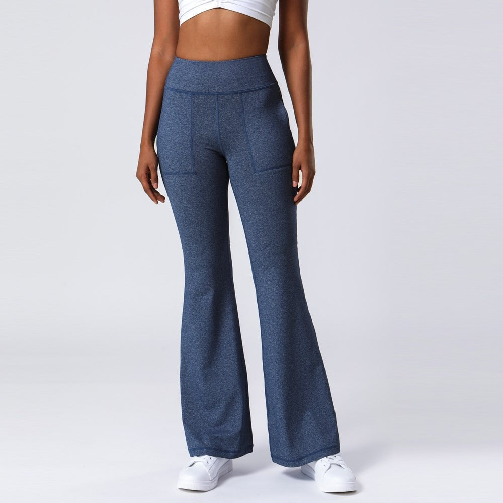 Pantalon Yoga Femme Moderne - bleu / S