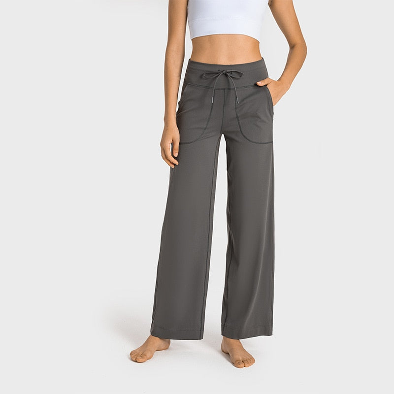 Pantalon Yoga Fluide - Gris / S