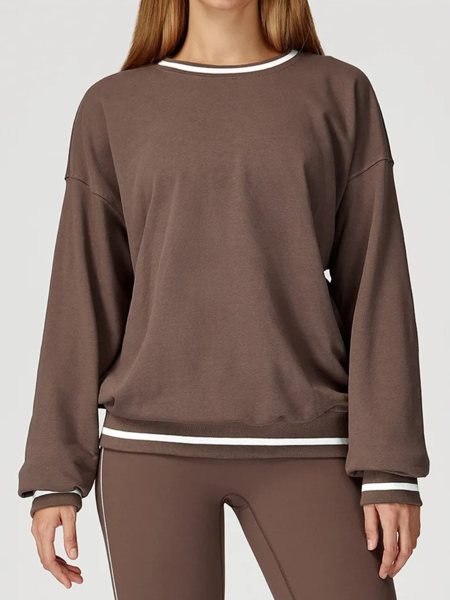 Pull Yoga Femme - marron / S