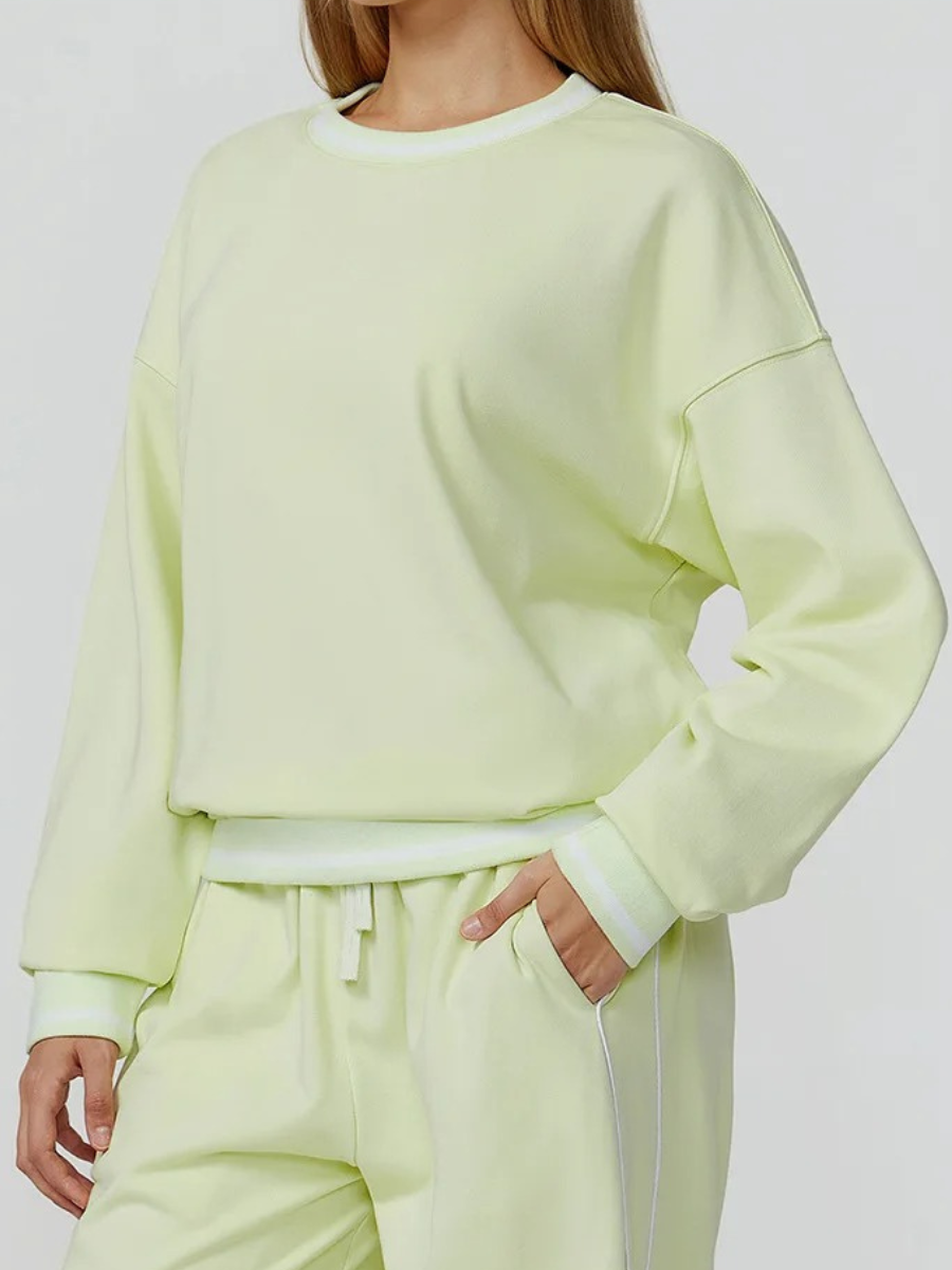 Pull Yoga Femme - vert clair / S