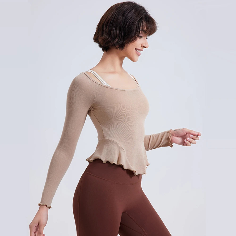 Pull Yoga Nava - beige / S