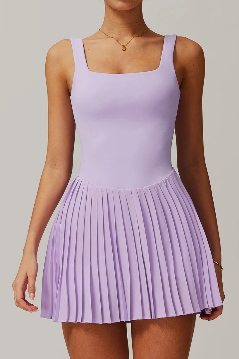 Robe Courte Sport - violet / S