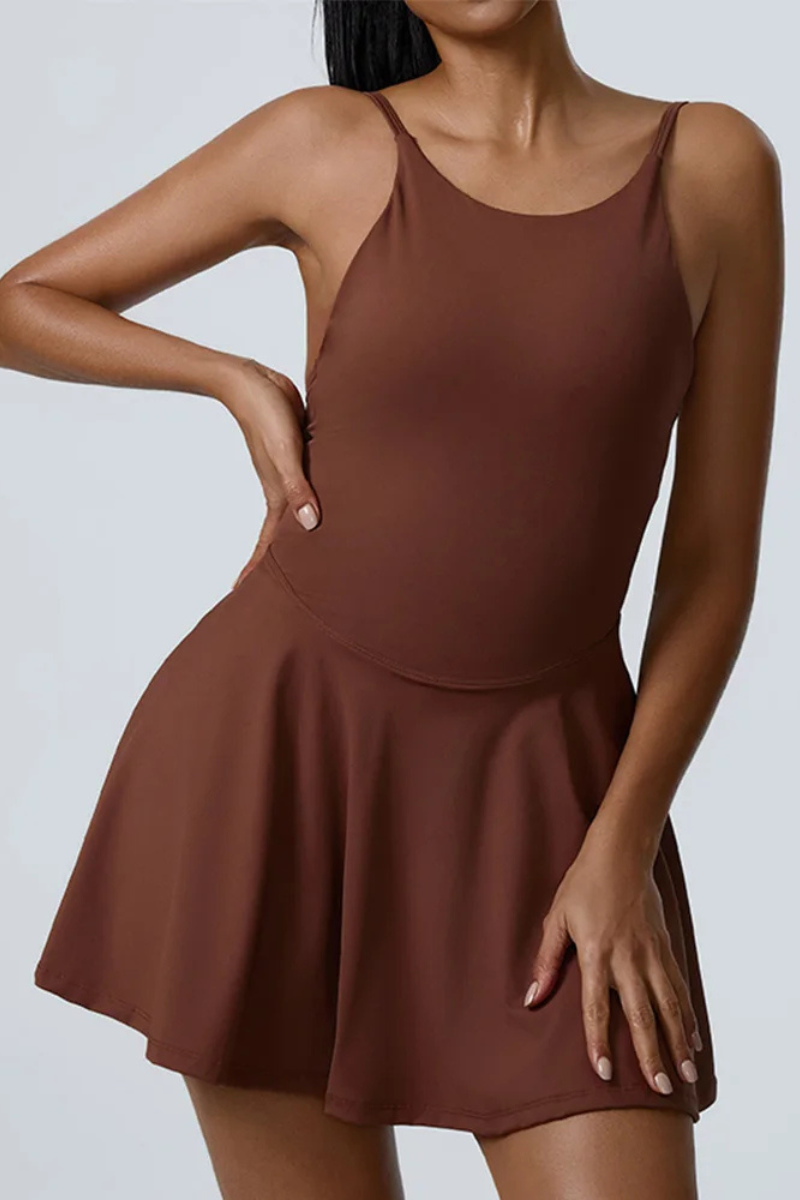 Robe Sport Féminine - marron / S