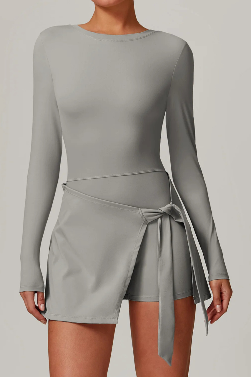 Robe Sport Manche Longue - gris / S