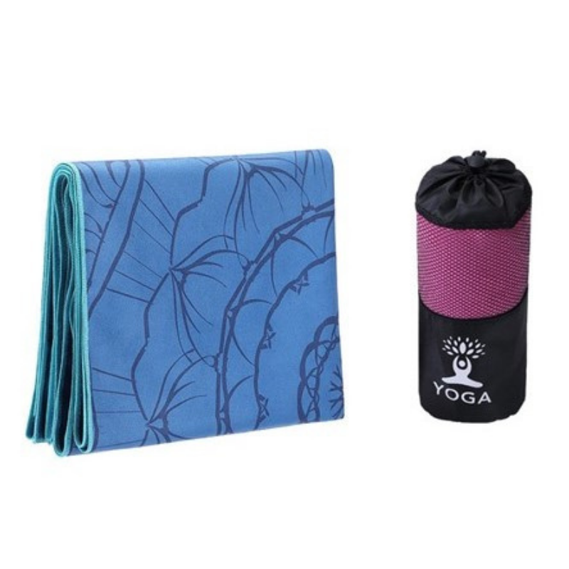Serviette Pour Yoga - Bleu