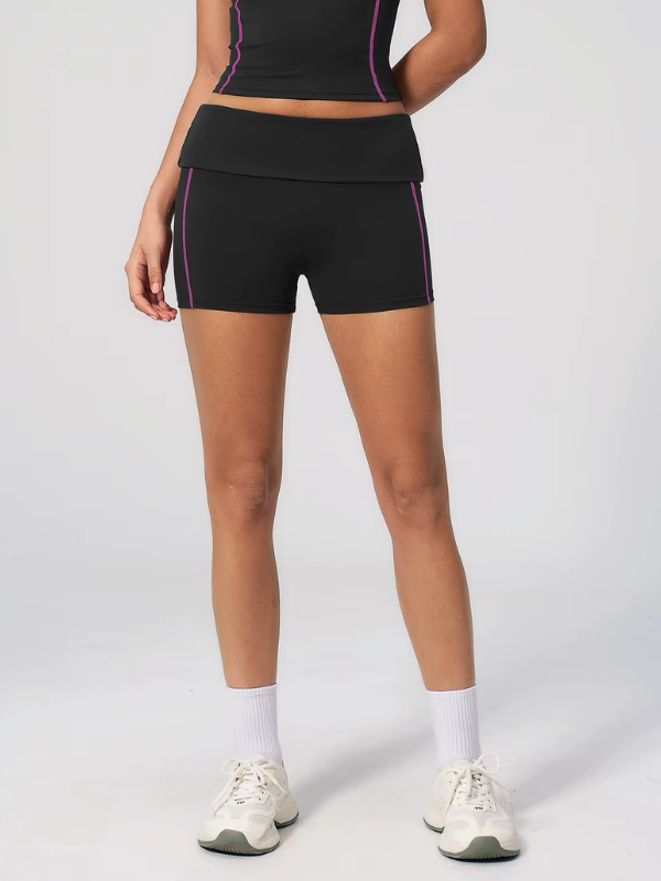 Short Sport Contrasté - noir / S