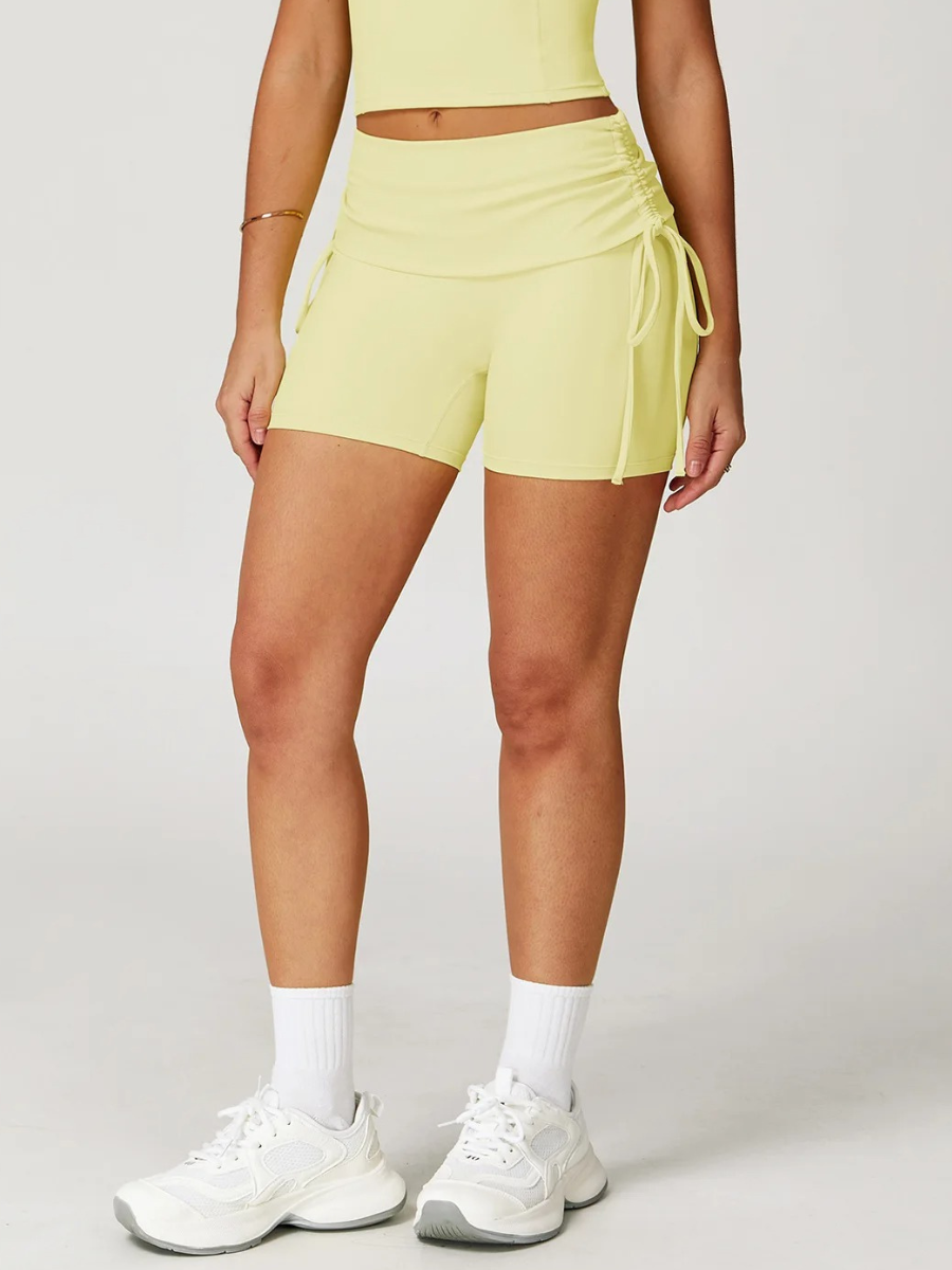 Short Sport Féminin - jaune clair / S