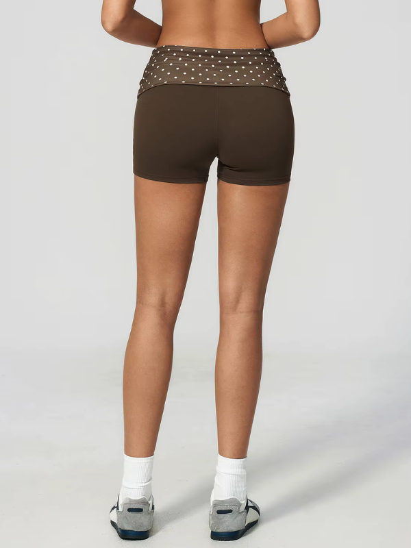 Short Yoga à Pois