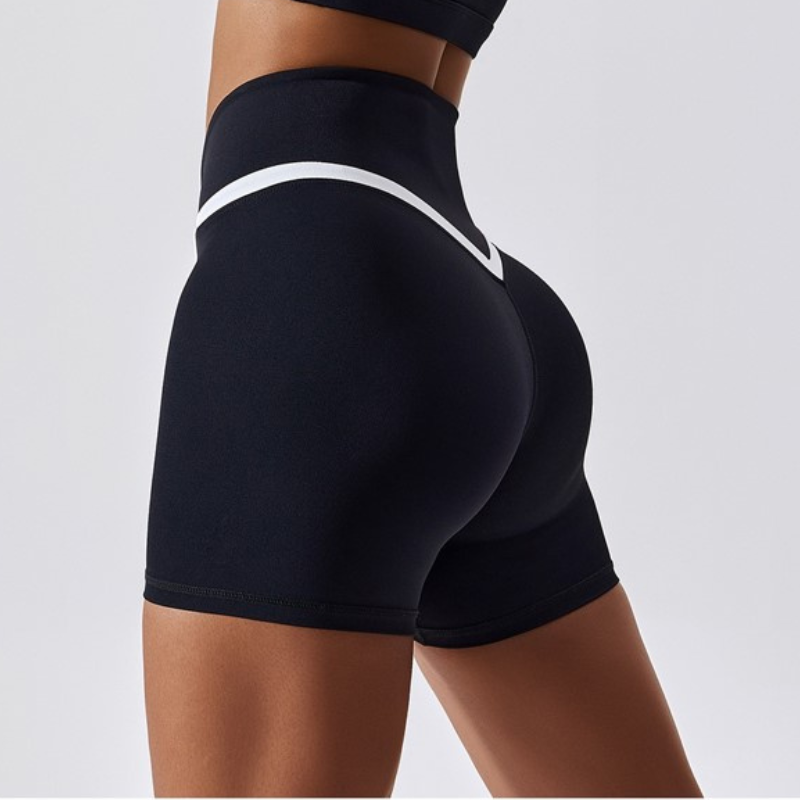 Short Yoga Bande Gainante Croisée