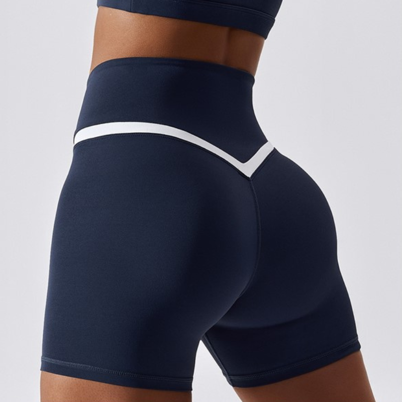 Short Yoga Bande Gainante Croisée