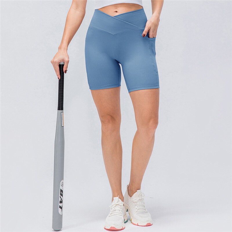 Short Yoga Bikram - Bleu / S