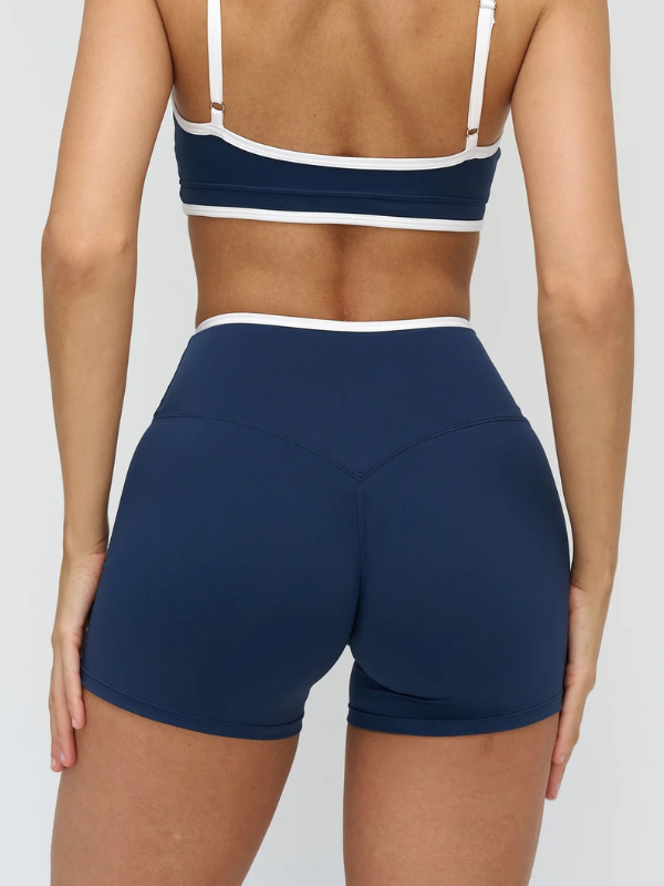 Short Yoga Galbe Contrasté