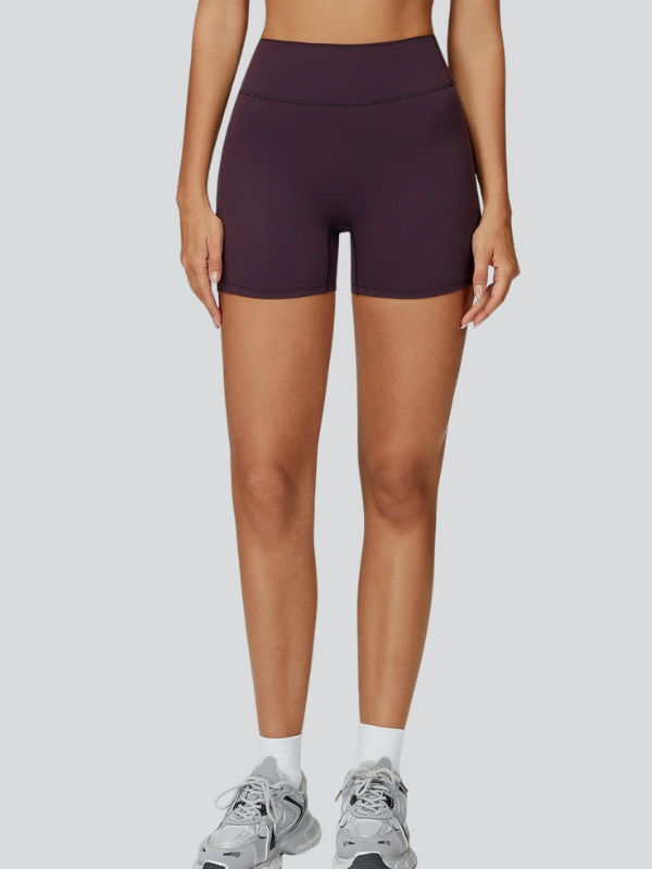 Short Yoga Sculptant - prune profond / S