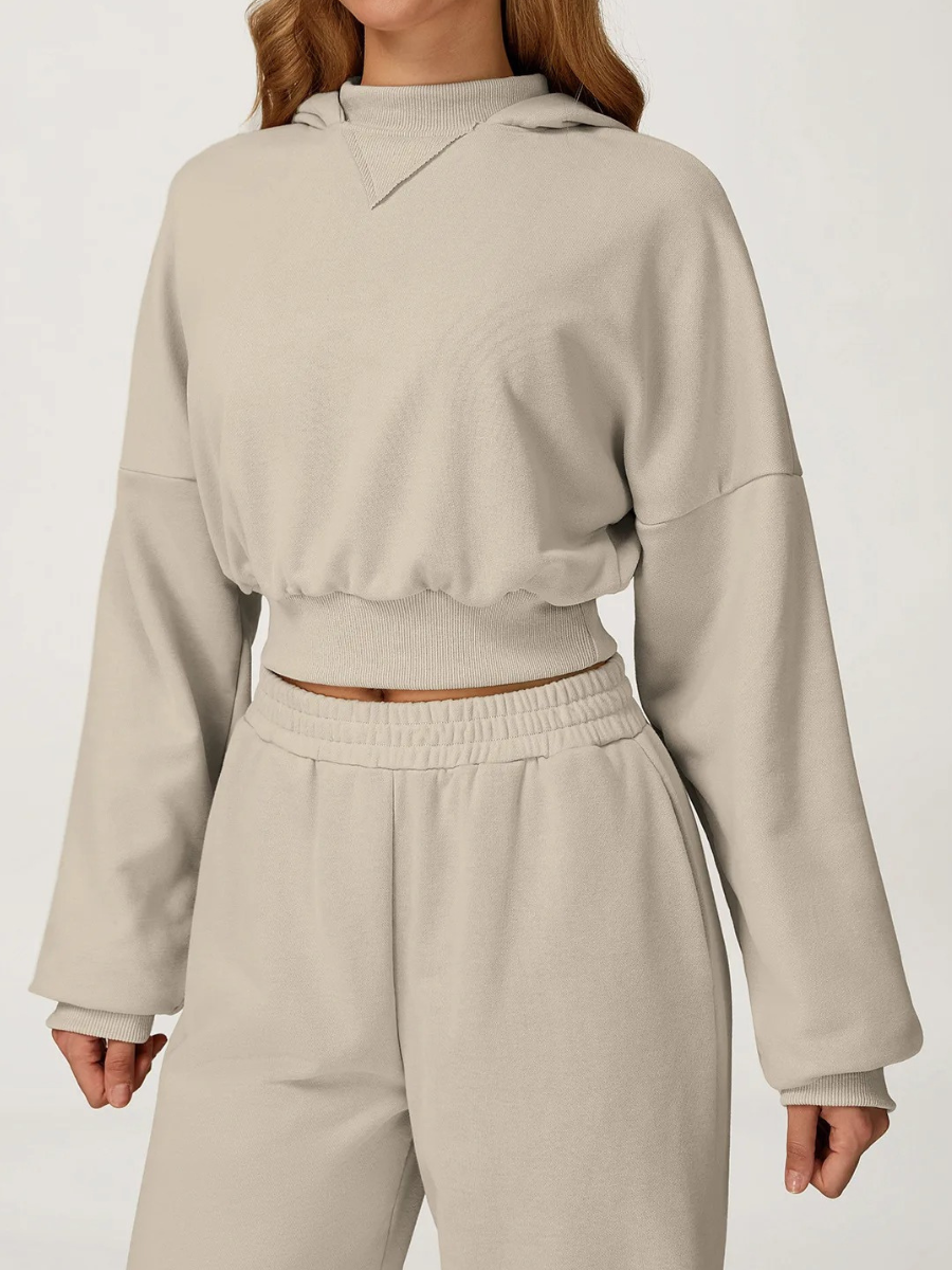 Sweat à Capuche Yoga - beige / S