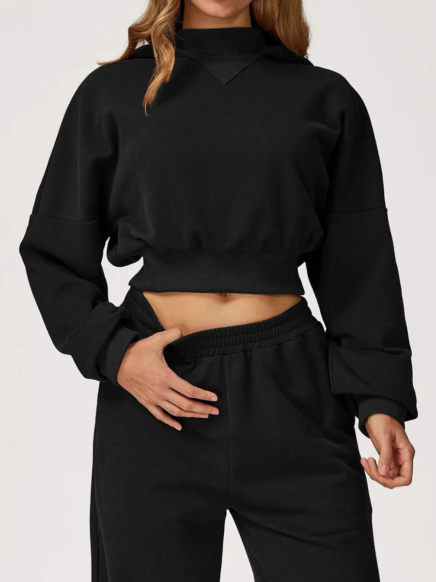 Sweat à Capuche Yoga - noir / S