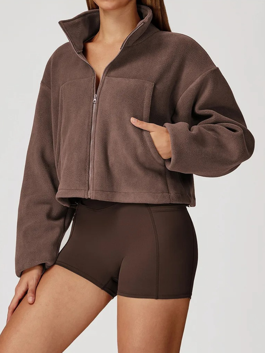 Sweat Polaire Yoga - marron / S