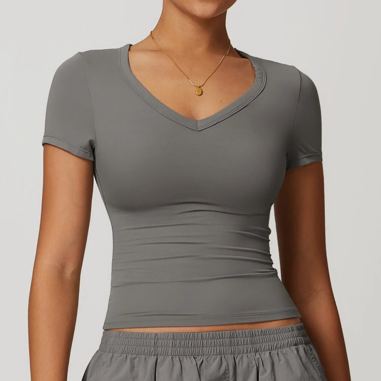 T-shirt Pilates Femme - gris / S