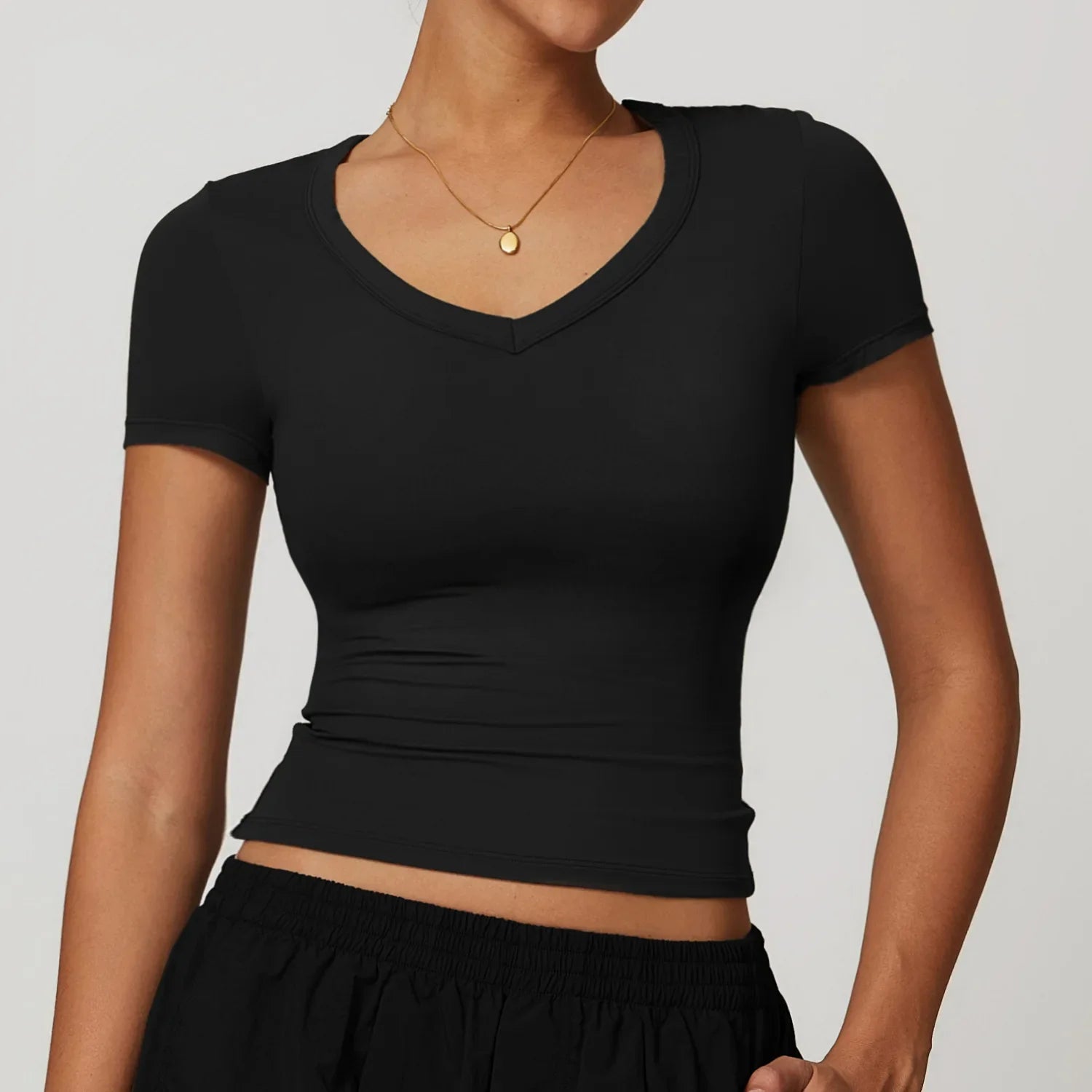 T-shirt Pilates Femme - noir / S