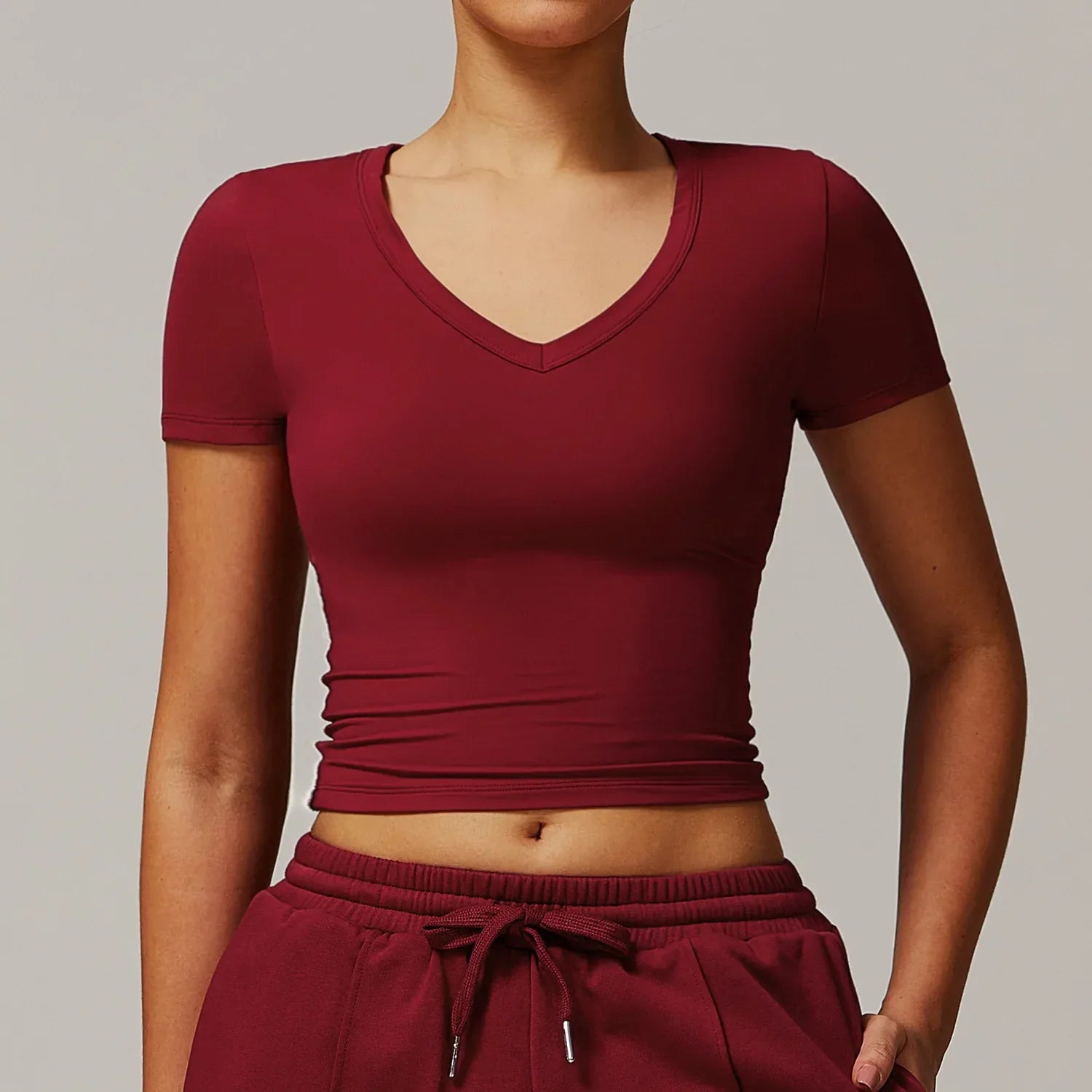 T-shirt Pilates Femme - rouge / S