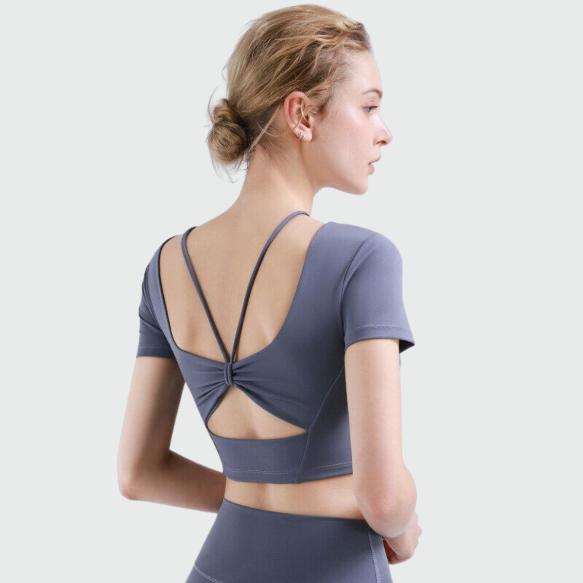 T-shirt Yoga Citta - gris bleu / S