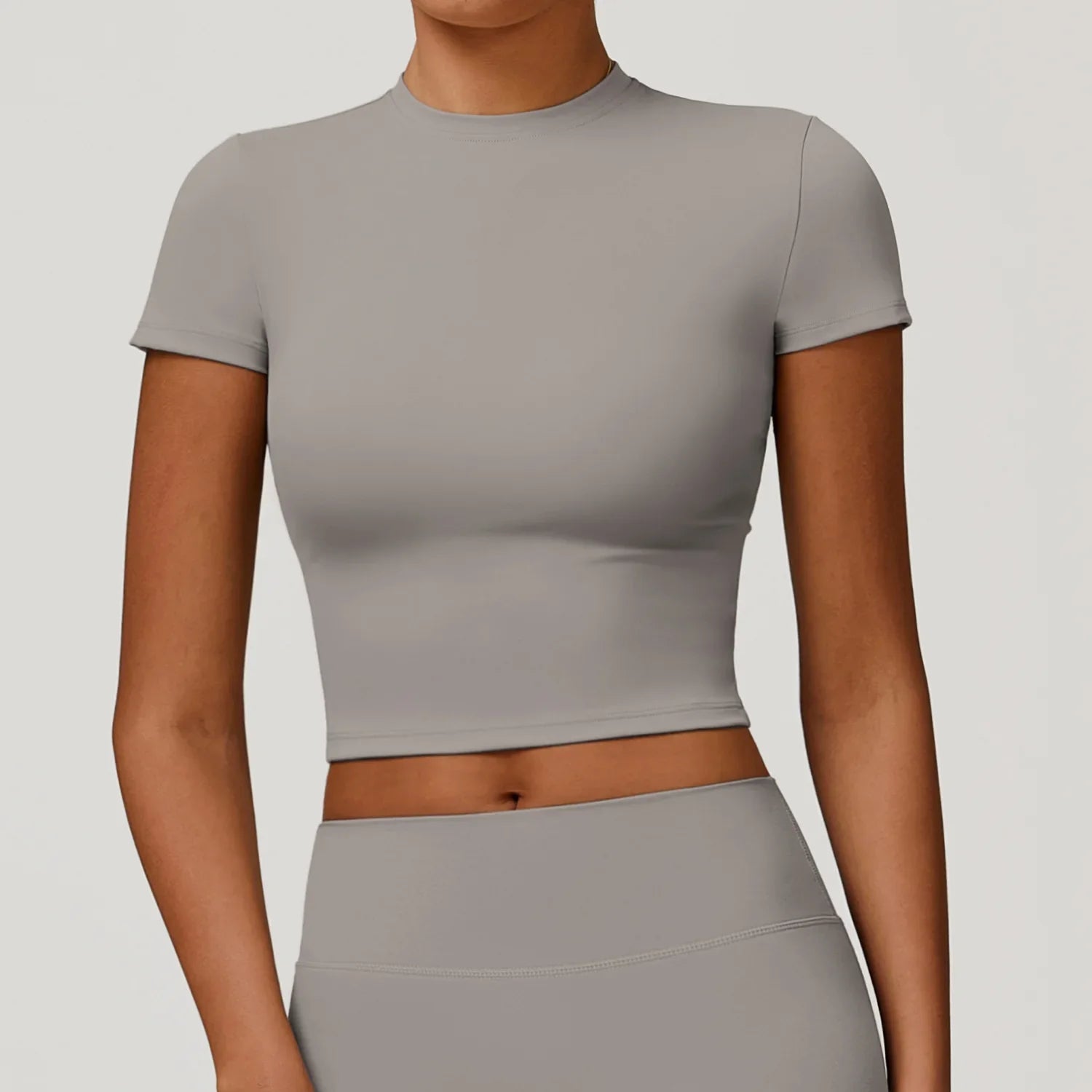 T-shirt Yoga Moulant - gris / S