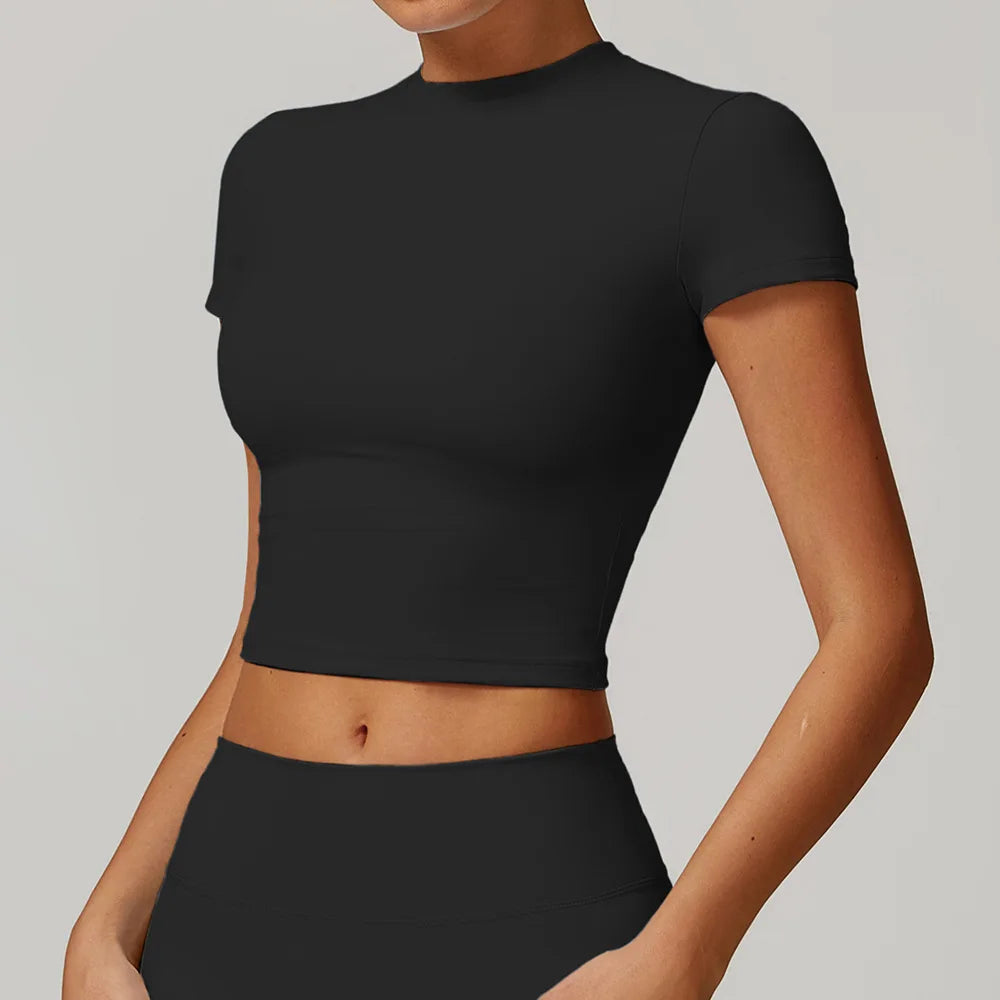 T-shirt Yoga Moulant - noir / S