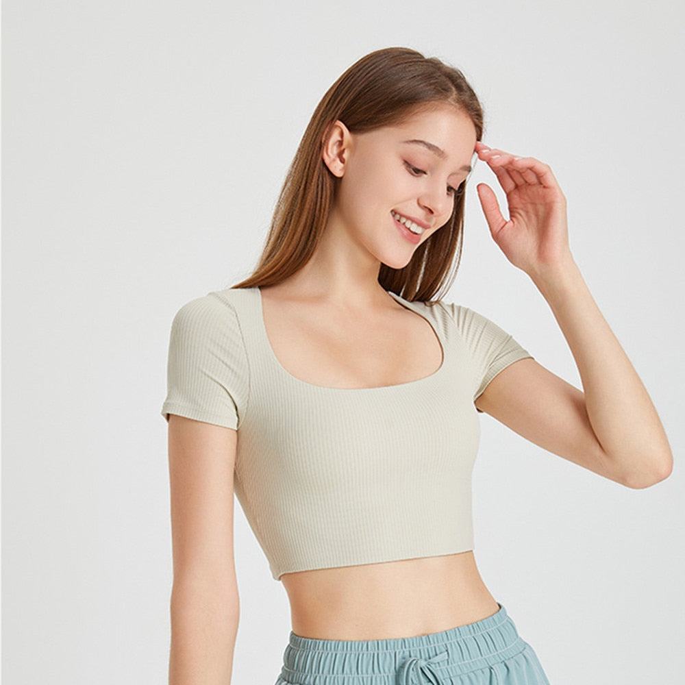 T-shirt Yoga Sexy Back