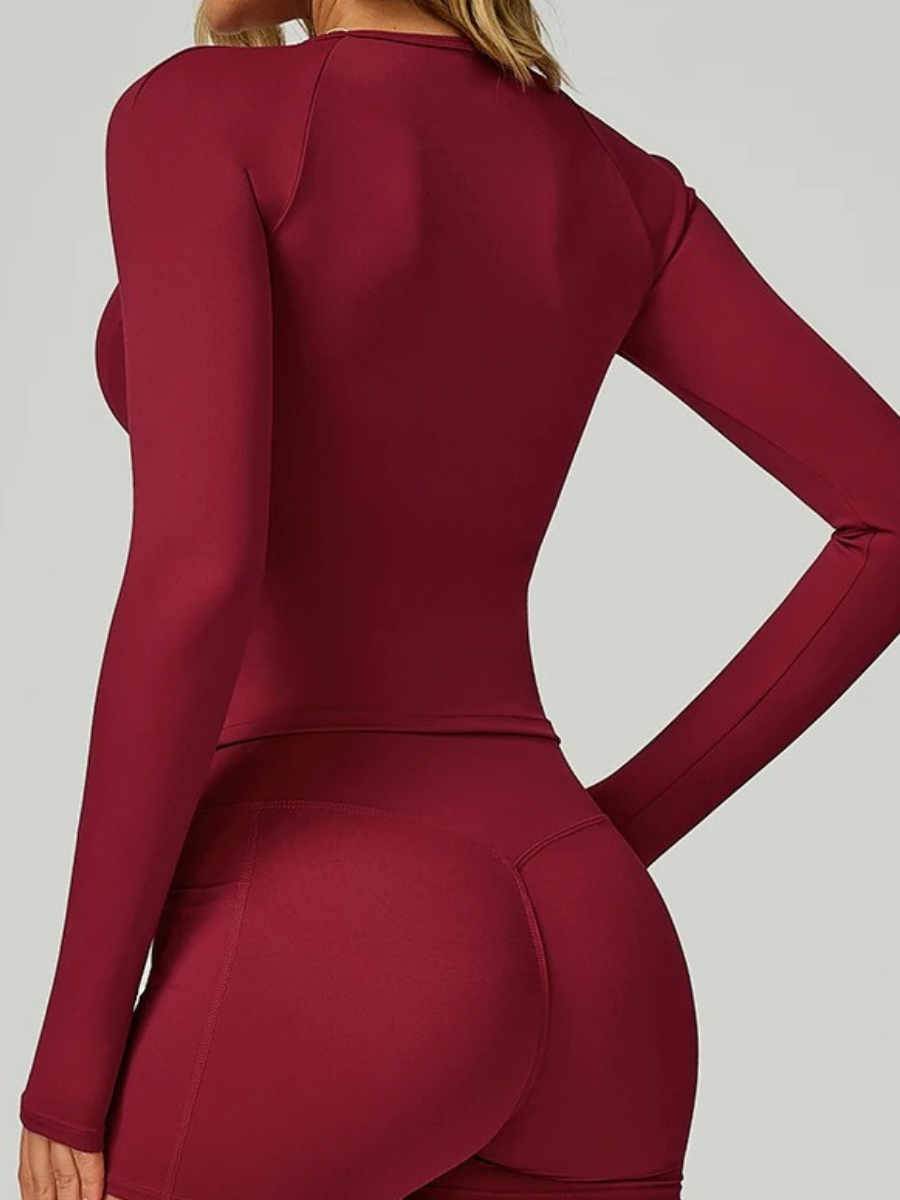 Tee Shirt Yoga Manche Longue Femme