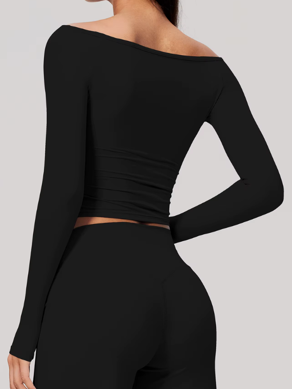 Top Yoga Col Bateau