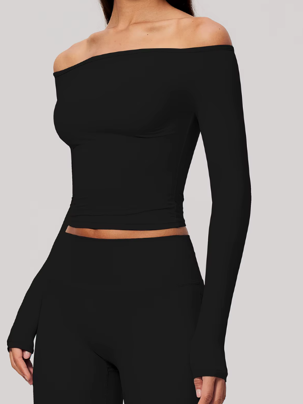 Top Yoga Col Bateau