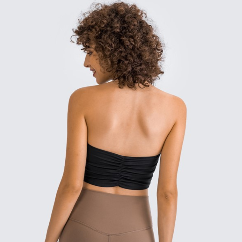 Brassière Yoga Dos Nue - Noir / XS