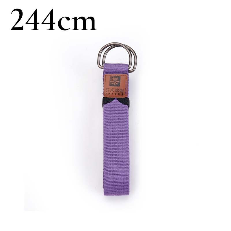 Ceinture pour Yoga Luxueux Violet - 244cm