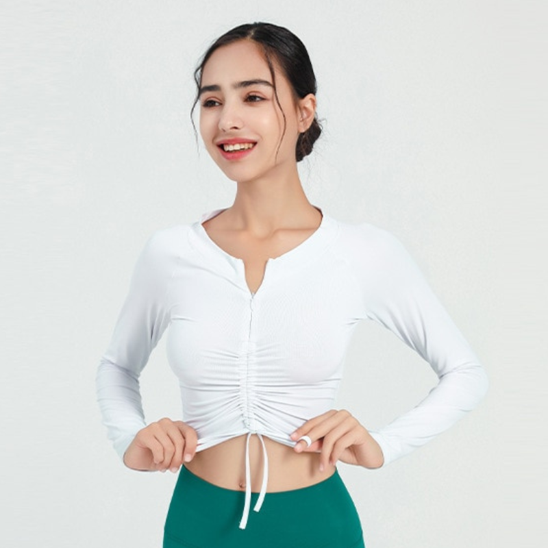 Crop Top Yoga - Blanc / S