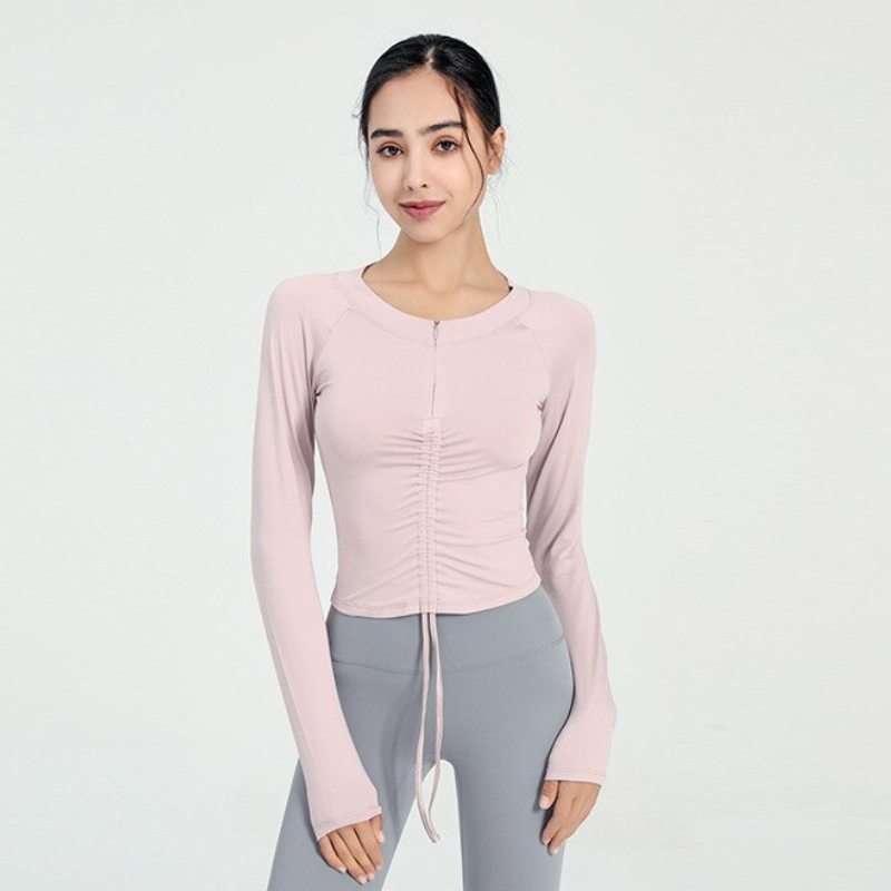 Crop Top Yoga - Rose clair / S